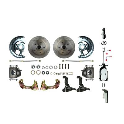 The Right Stuff Detailing - The Right Stuff Detailing AFXSD02CX Front Brake Conversion Kit for Chevy/Pontiac