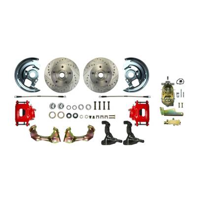 The Right Stuff Detailing - The Right Stuff Detailing AFXSD02CZ Front Brake Conversion Kit for Chevy/Pontiac