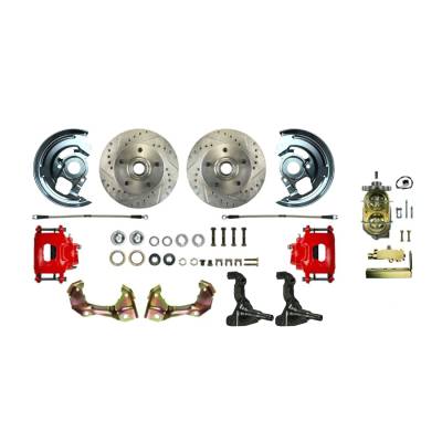 The Right Stuff Detailing - The Right Stuff Detailing AFXSD03CZ FR Brake Conversion Kit for 62-67 Chevy II