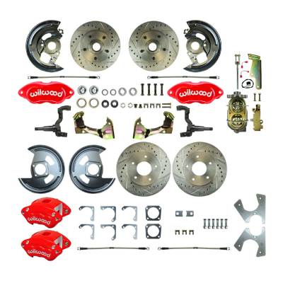 The Right Stuff Detailing - The Right Stuff Detailing AFXSD22CZ FR/RR Brake Conversion Kit for Chevy/Pontiac