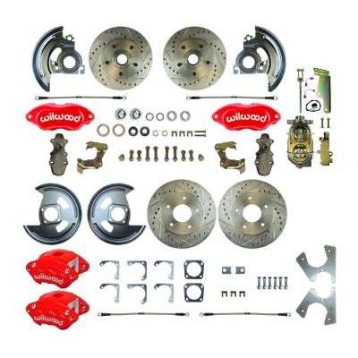 The Right Stuff Detailing - The Right Stuff Detailing AFXSD22DZ FR/RR Brake Conversion Kit for Chevy/Pontiac