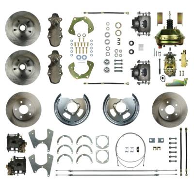 The Right Stuff Detailing - The Right Stuff Detailing FSC554DCD Front & Rear Brake Conversion Kit for Chevy