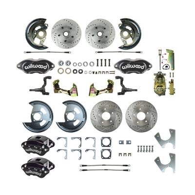 The Right Stuff Detailing - The Right Stuff Detailing AFXSD25CS FR/RR Brake Conversion Kit for Chevy/Pontiac