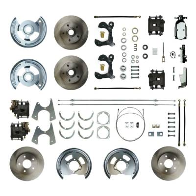 The Right Stuff Detailing - The Right Stuff Detailing FSC554SDCX Front & Rear Brake Conversion Kit for Chevy