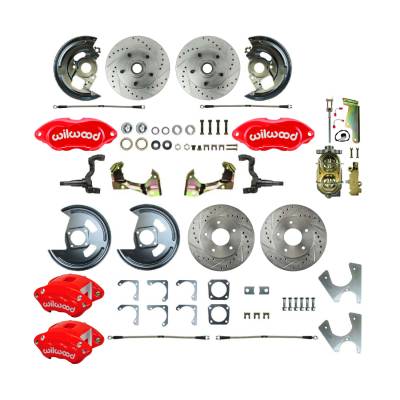 The Right Stuff Detailing - The Right Stuff Detailing AFXSD25CZ FR/RR Brake Conversion Kit for Chevy/Pontiac