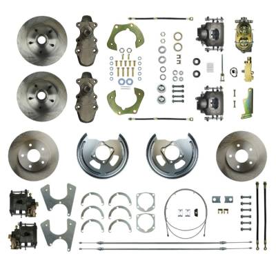 The Right Stuff Detailing - The Right Stuff Detailing FSC554SDD Front & Rear Brake Conversion Kit for Chevy