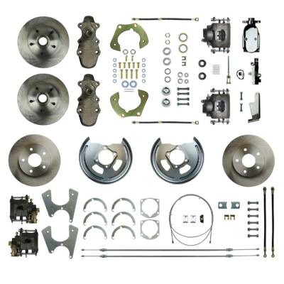 The Right Stuff Detailing - The Right Stuff Detailing FSC554SDDX Front & Rear Brake Conversion Kit for Chevy