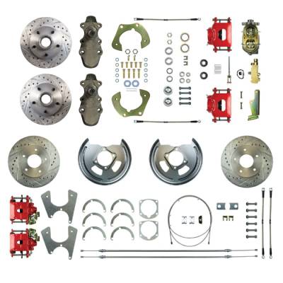 The Right Stuff Detailing - The Right Stuff Detailing FSC554SDDZ Front & Rear Brake Conversion Kit for Chevy