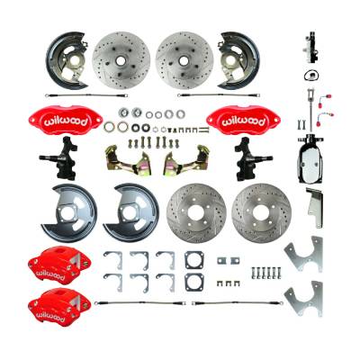 The Right Stuff Detailing - The Right Stuff Detailing AFXSD25DZX F/R Brake Conversion Kit for Chevy/Pontiac