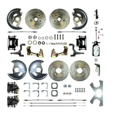 The Right Stuff Detailing - The Right Stuff Detailing AFXSD41CSX Front & Rear Brake Conversion Kit for GM