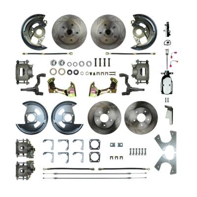 The Right Stuff Detailing - The Right Stuff Detailing AFXSD41CX FR/RR Brake Conversion Kit for GM