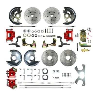 The Right Stuff Detailing - The Right Stuff Detailing AFXSD41CZ Front & Rear Brake Conversion Kit for GM
