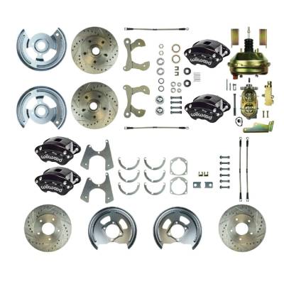 The Right Stuff Detailing - The Right Stuff Detailing FSC564DCCS Front & Rear Brake Conversion Kit for Chevy