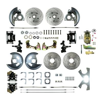 The Right Stuff Detailing - The Right Stuff Detailing AFXSD41DS Front & Rear Brake Conversion Kit for GM