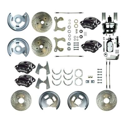 The Right Stuff Detailing - The Right Stuff Detailing FSC564DCCSX Front/Rear Brake Conversion Kit for Chevy