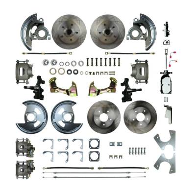 The Right Stuff Detailing - The Right Stuff Detailing AFXSD41DX Front & Rear Brake Conversion Kit for GM