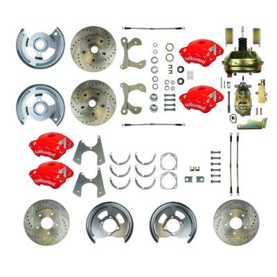 The Right Stuff Detailing - The Right Stuff Detailing FSC564DCCZ Front & Rear Brake Conversion Kit for Chevy