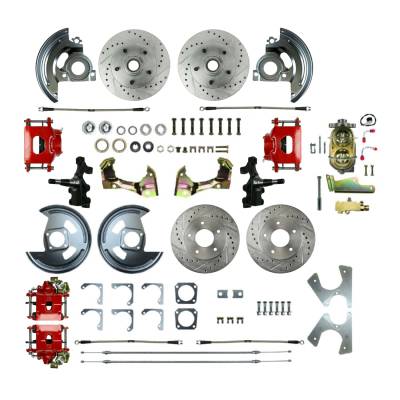 The Right Stuff Detailing - The Right Stuff Detailing AFXSD41DZ Front & Rear Brake Conversion Kit for GM