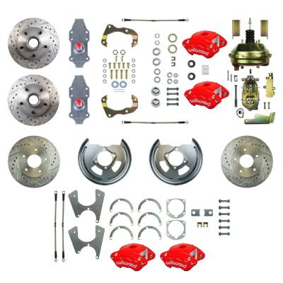 The Right Stuff Detailing - The Right Stuff Detailing FSC564DCDZ Front & Rear Brake Conversion Kit for Chevy