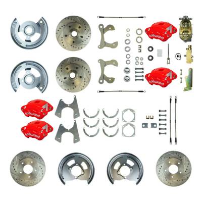 The Right Stuff Detailing - The Right Stuff Detailing FSC564SDCZ Front & Rear Brake Conversion Kit for Chevy