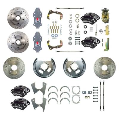The Right Stuff Detailing - The Right Stuff Detailing FSC564SDDS Front & Rear Brake Conversion Kit for Chevy