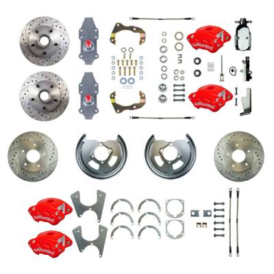 The Right Stuff Detailing - The Right Stuff Detailing FSC564SDDZX Front/Rear Brake Conversion Kit for Chevy