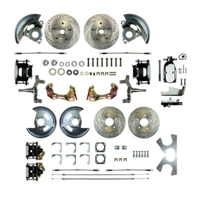 The Right Stuff Detailing - The Right Stuff Detailing AFXSD42DSX F/R Brake Conversion Kit for Chevy/Pontiac