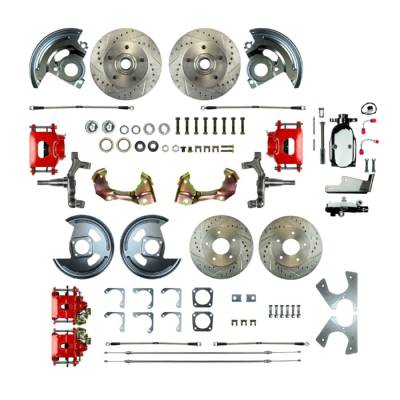 The Right Stuff Detailing - The Right Stuff Detailing AFXSD42DZX F/R Brake Conversion Kit for Chevy/Pontiac