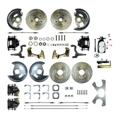 The Right Stuff Detailing - The Right Stuff Detailing AFXSD43CSX F/R Brake Conversion Kit for 62-67 Chevy II