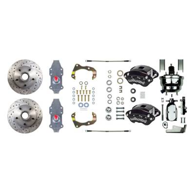 The Right Stuff Detailing - The Right Stuff Detailing FSC56DCDSX Front & Rear Brake Conversion Kit for Chevy