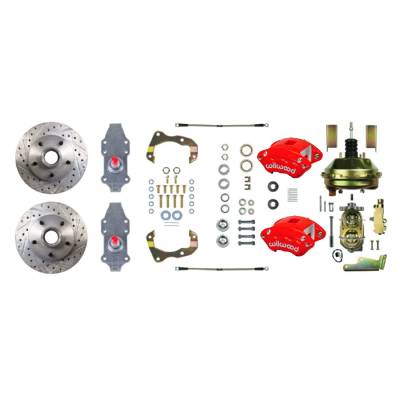 The Right Stuff Detailing - The Right Stuff Detailing FSC56DCDZ Front & Rear Brake Conversion Kit for Chevy