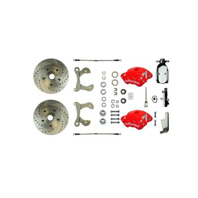 The Right Stuff Detailing - The Right Stuff Detailing FSC56SDCZX Front & Rear Brake Conversion Kit for Chevy