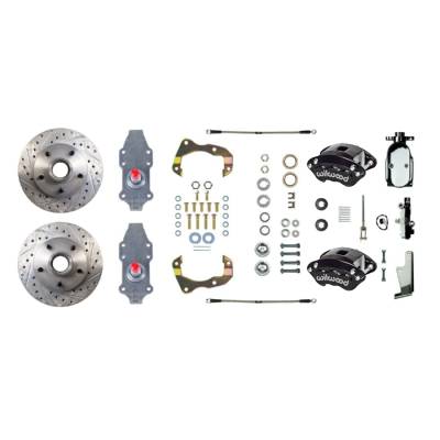 The Right Stuff Detailing - The Right Stuff Detailing FSC56SDDSX Front & Rear Brake Conversion Kit for Chevy