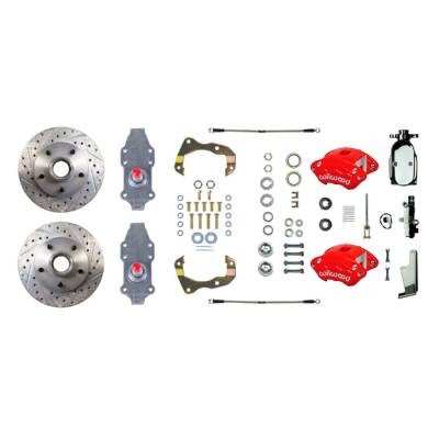 The Right Stuff Detailing - The Right Stuff Detailing FSC56SDDZX Front & Rear Brake Conversion Kit for Chevy