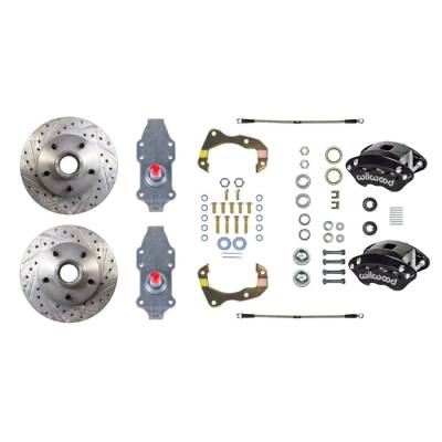 The Right Stuff Detailing - The Right Stuff Detailing FSC56WKDS Front/Rear Brake Conversion Kit for Chevy