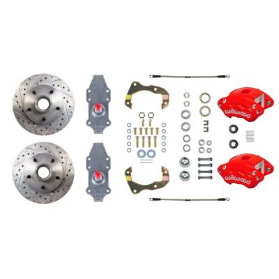 The Right Stuff Detailing - The Right Stuff Detailing FSC56WKDZ Front/Rear Brake Conversion Kit for Chevy