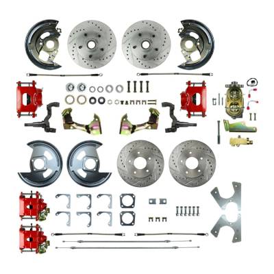 The Right Stuff Detailing - The Right Stuff Detailing AFXSD45CZ FR/RR Brake Conversion Kit for Chevy/Pontiac