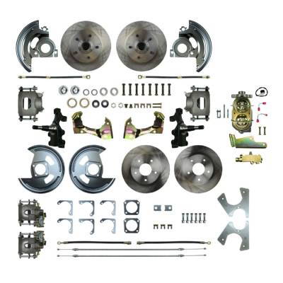 The Right Stuff Detailing - The Right Stuff Detailing AFXSD45D FR/RR Brake Conversion Kit for Chevy/Pontiac