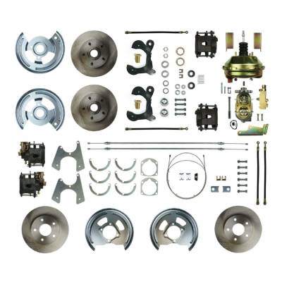 The Right Stuff Detailing - The Right Stuff Detailing FSC584DCC Front & Rear Brake Conversion Kit for Chevy