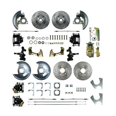 The Right Stuff Detailing - The Right Stuff Detailing AFXSD45DS FR/RR Brake Conversion Kit for Chevy/Pontiac
