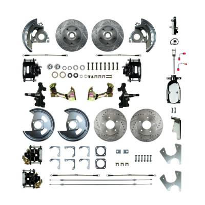 The Right Stuff Detailing - The Right Stuff Detailing AFXSD45DSX F/R Brake Conversion Kit for Chevy/Pontiac