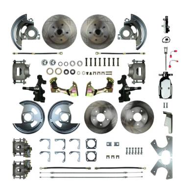 The Right Stuff Detailing - The Right Stuff Detailing AFXSD45DX FR/RR Brake Conversion Kit for Chevy/Pontiac