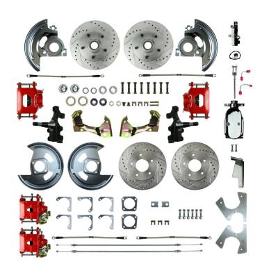 The Right Stuff Detailing - The Right Stuff Detailing AFXSD45DZX Brake Conversion Kit for Chevy/Pontiac F/R