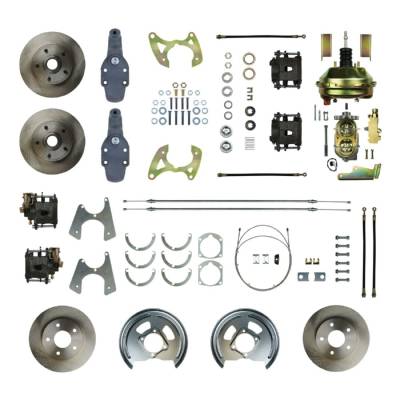 The Right Stuff Detailing - The Right Stuff Detailing FSC584DCD Front & Rear Brake Conversion Kit for Chevy