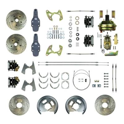The Right Stuff Detailing - The Right Stuff Detailing FSC584DCDS Front & Rear Brake Conversion Kit for Chevy