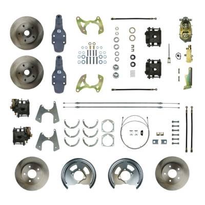 The Right Stuff Detailing - The Right Stuff Detailing FSC584SDD Front & Rear Brake Conversion Kit for Chevy