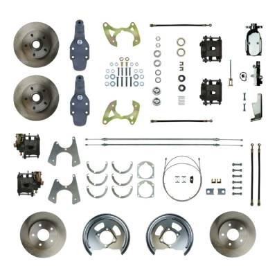 The Right Stuff Detailing - The Right Stuff Detailing FSC584SDDX Front & Rear Brake Conversion Kit for Chevy
