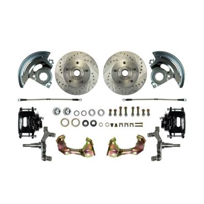 The Right Stuff Detailing - The Right Stuff Detailing AFXWK02DS Front Brake Conversion Kit for Chevy/Pontiac