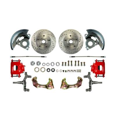 The Right Stuff Detailing - The Right Stuff Detailing AFXWK02DZ Front Brake Conversion Kit for Chevy/Pontiac