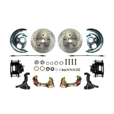 The Right Stuff Detailing - The Right Stuff Detailing AFXWK03CS FR Brake Conversion Kit for 62-67 Chevy II